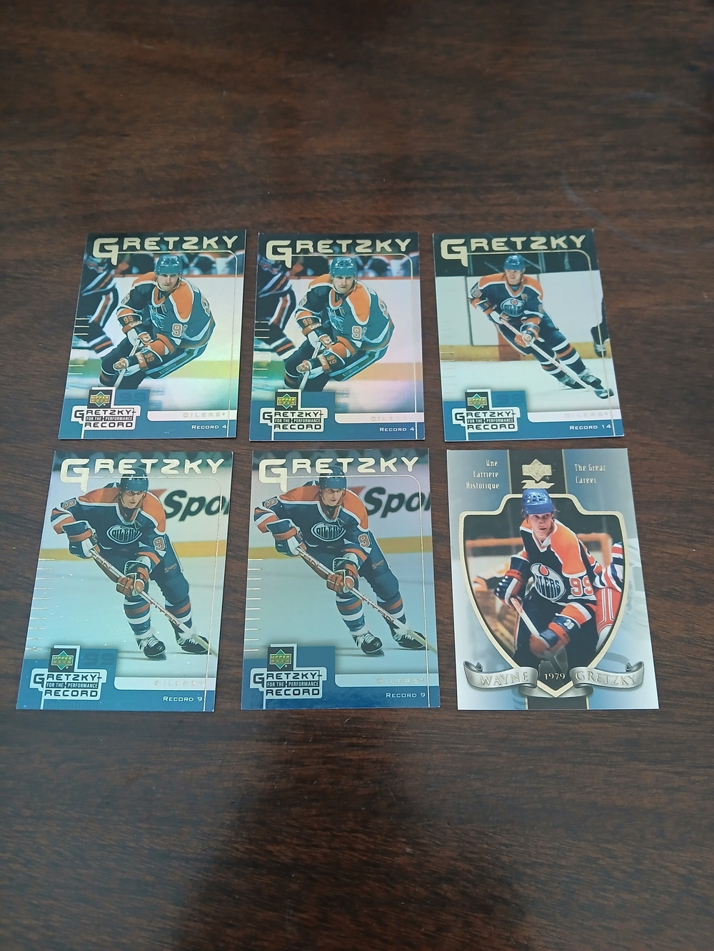 1999 Upperdeck Mcdonalds Hockey Trading Card Lot — Blue & Orange